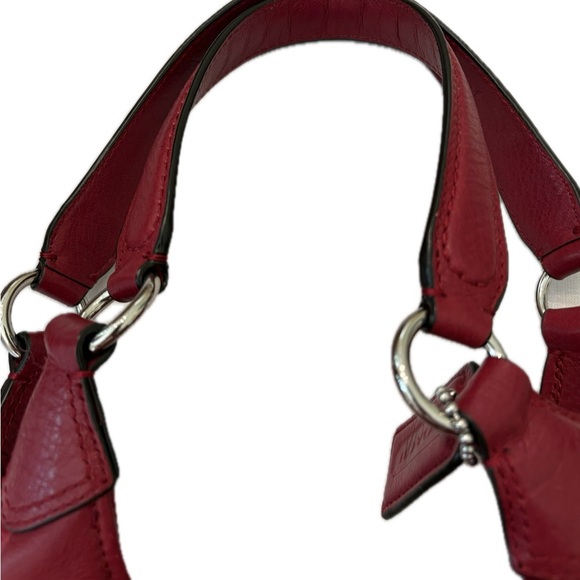 Coach Madison Sophia Satchel (or similar carryall) red leather (like new) - Picture 8 of 10